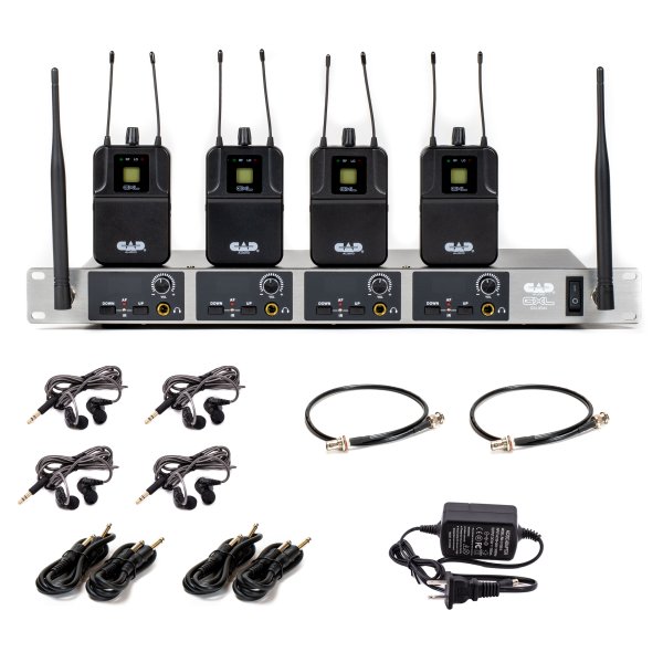 Quad Wireless In Ear Monitor System