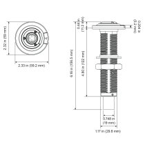 Flush-Mount Microphone Base